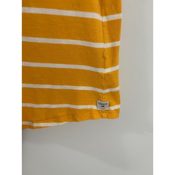 Toad & Co. Short Sleeve Women's striped top Size Large - Picture 2 of 5